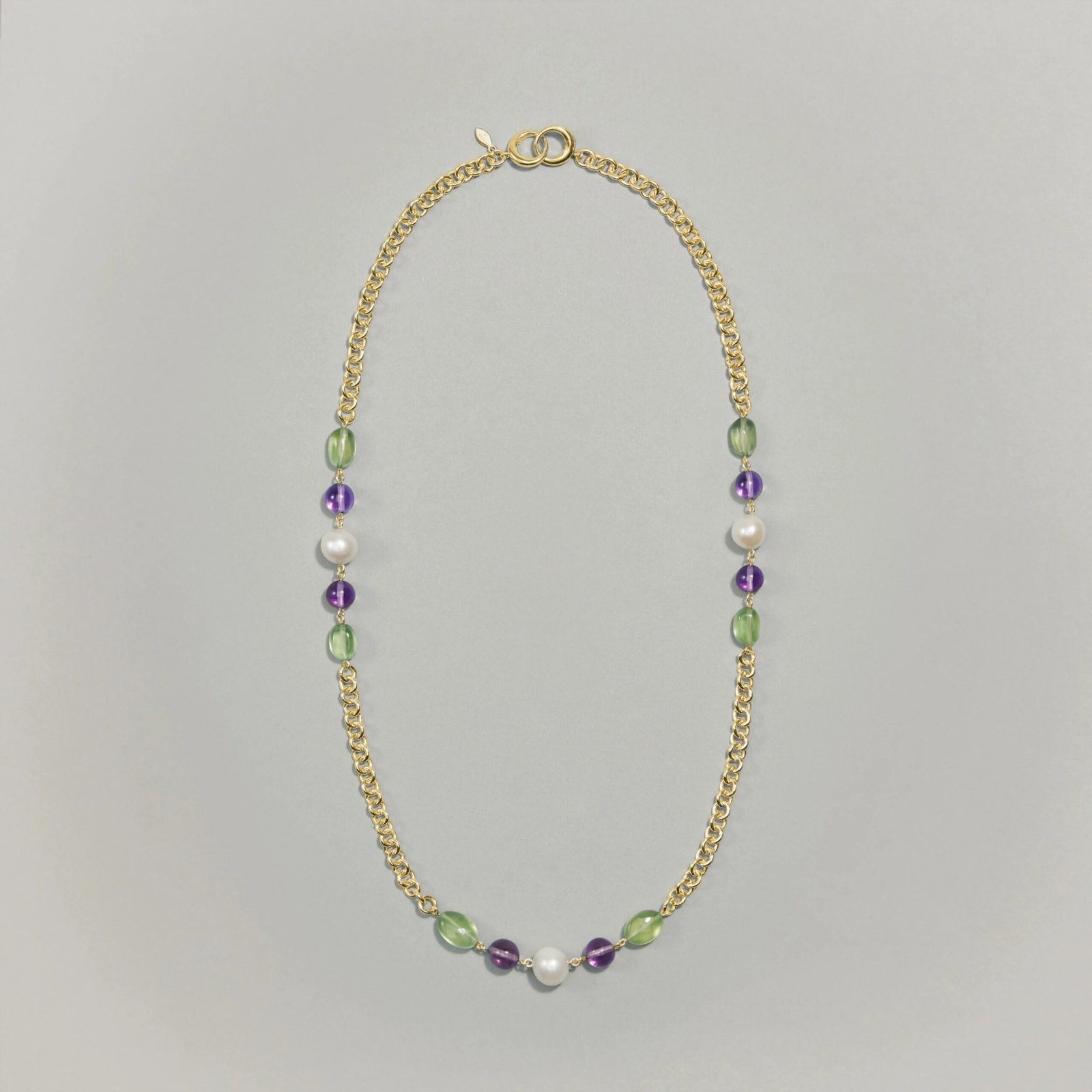 Cable Slice Necklace