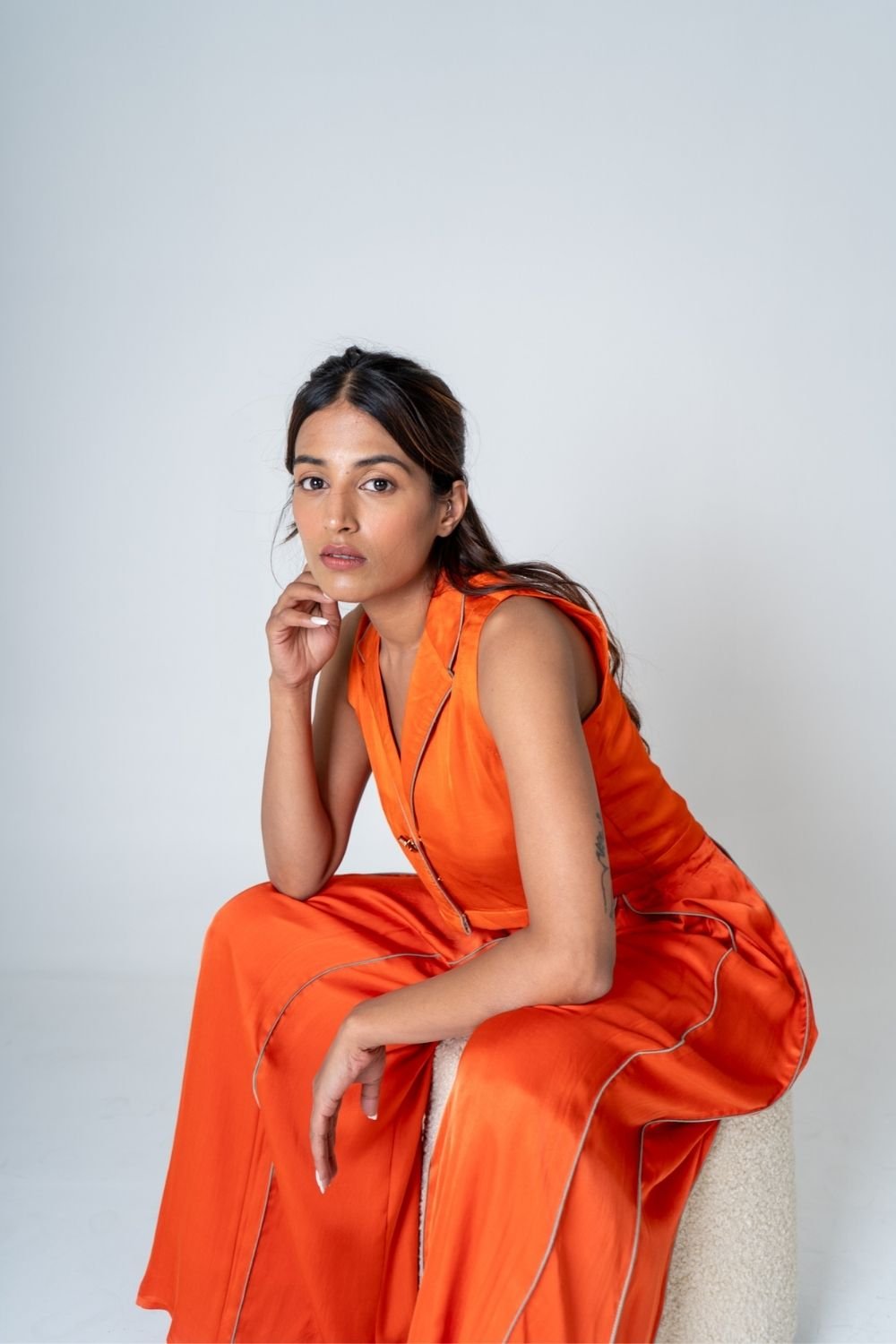 Orange Waistcoat Co-ord