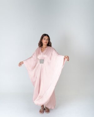 Pink Greenbraidedlongkaftan 6