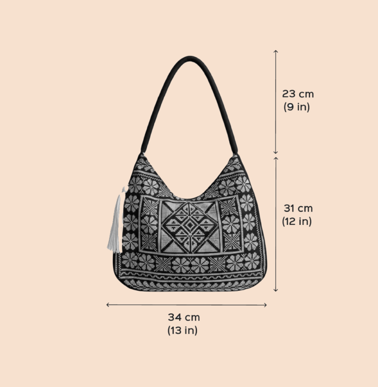 Ivory Thread Hobo - Large