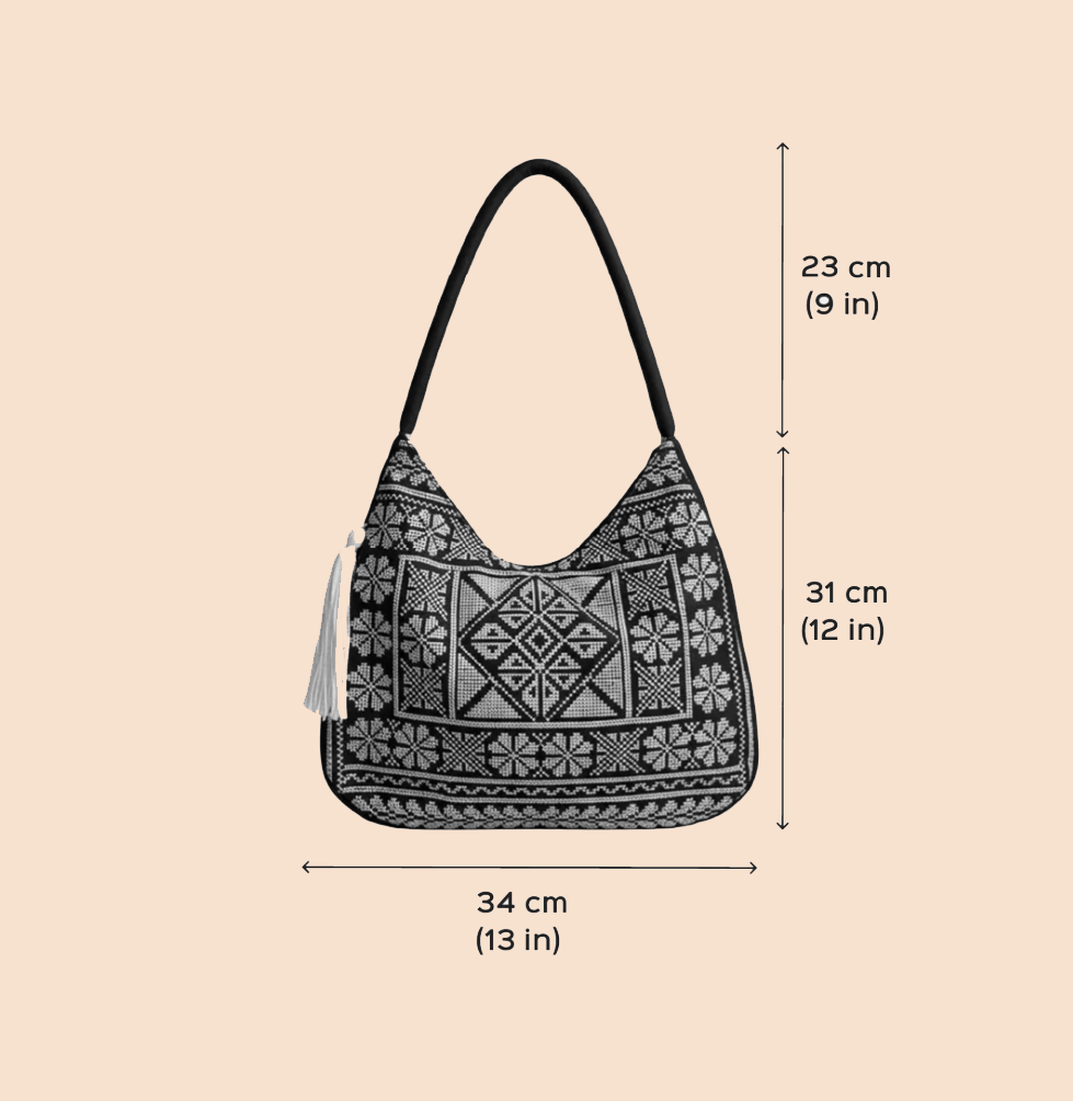 Ivory Thread Hobo - Large