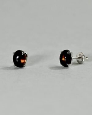 Smokyquartzstuds