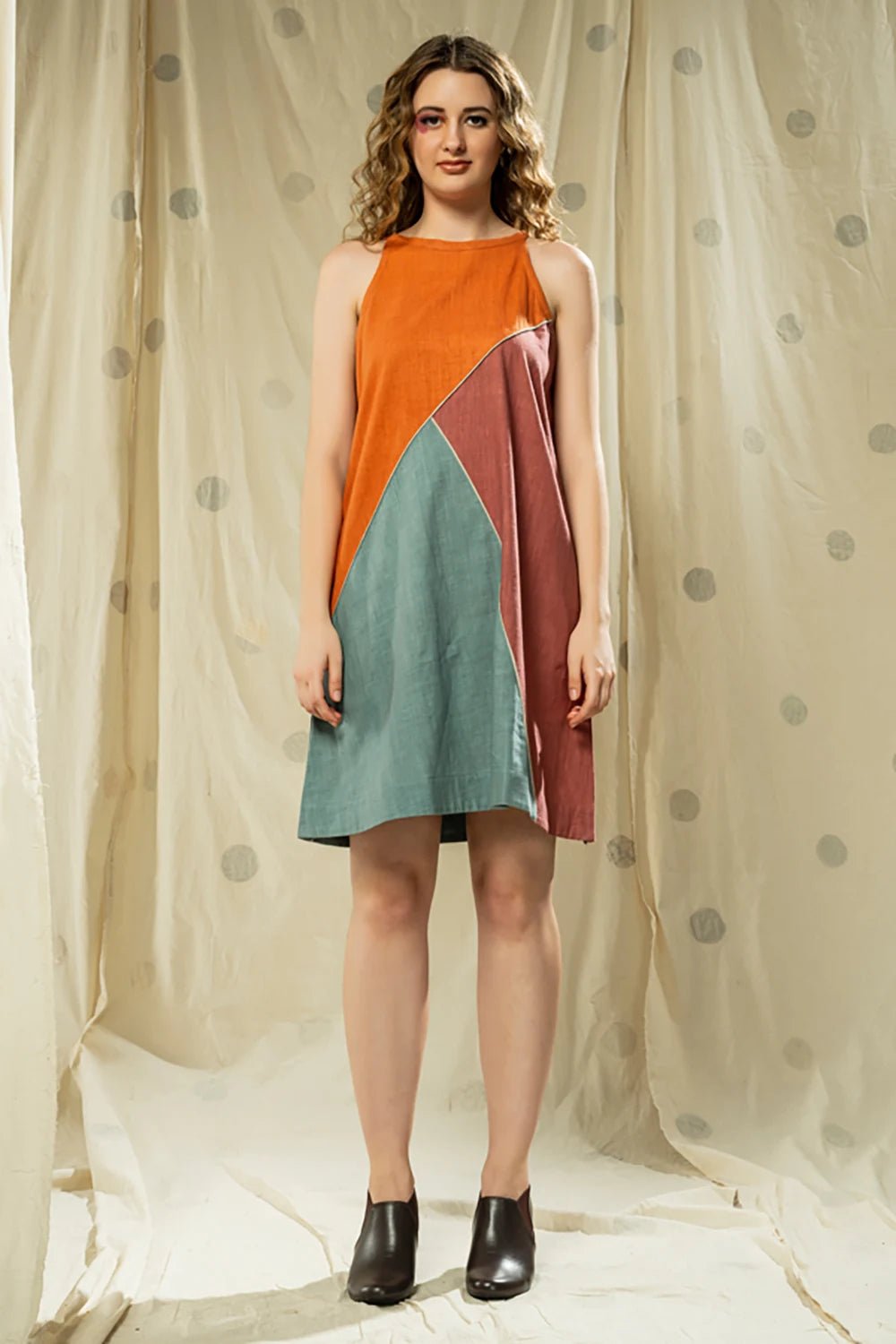 Soft Neutrals Color Blocked Burnt 2