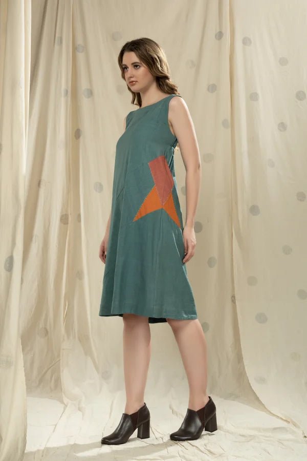 Starry Elegance Big Star Dress