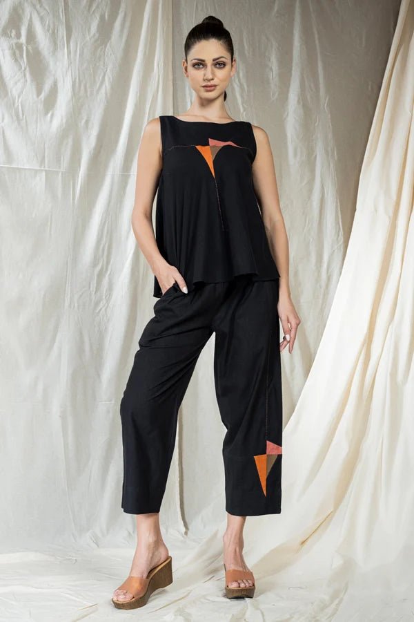 Eco Angles Black Appliqué Co - Jade