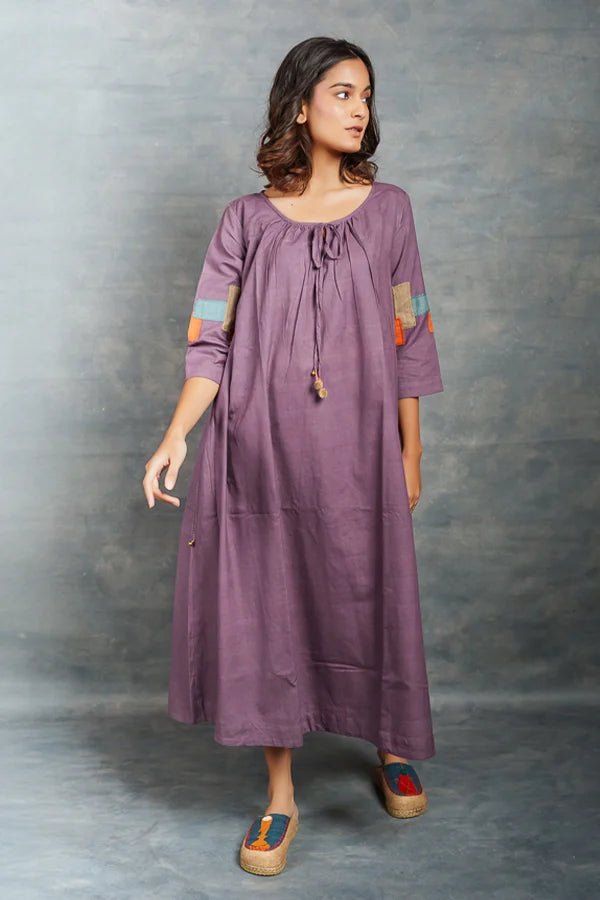 Crafted Calm Hand Spun Khadi Dress