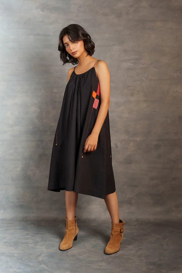 Sustainable Khadi Dress with Hand