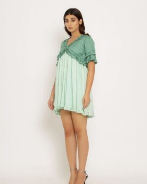 Teal TeaGreenFrillDress 5 f38f8e04 8d82 467d 886a 7886faf5c693
