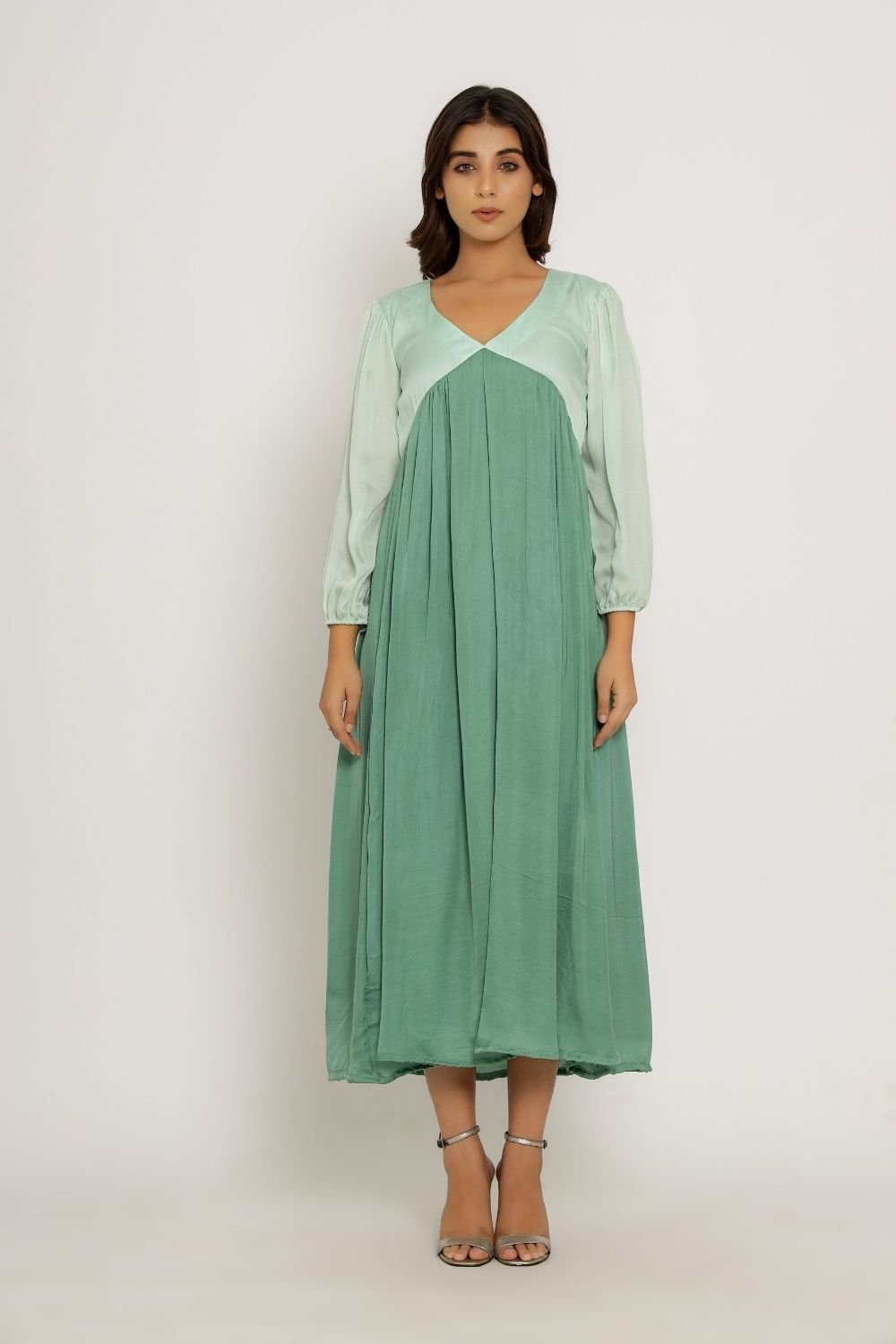 Teal Green Maxi Dress