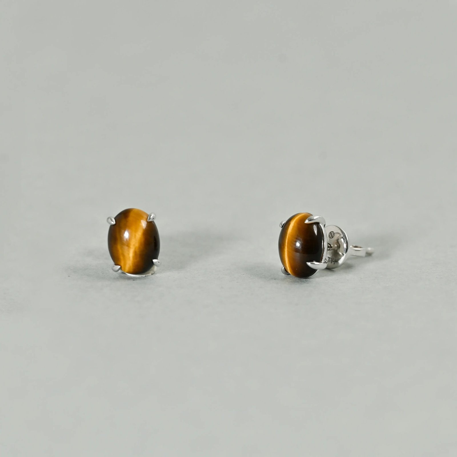 Tiger's Eye Studs