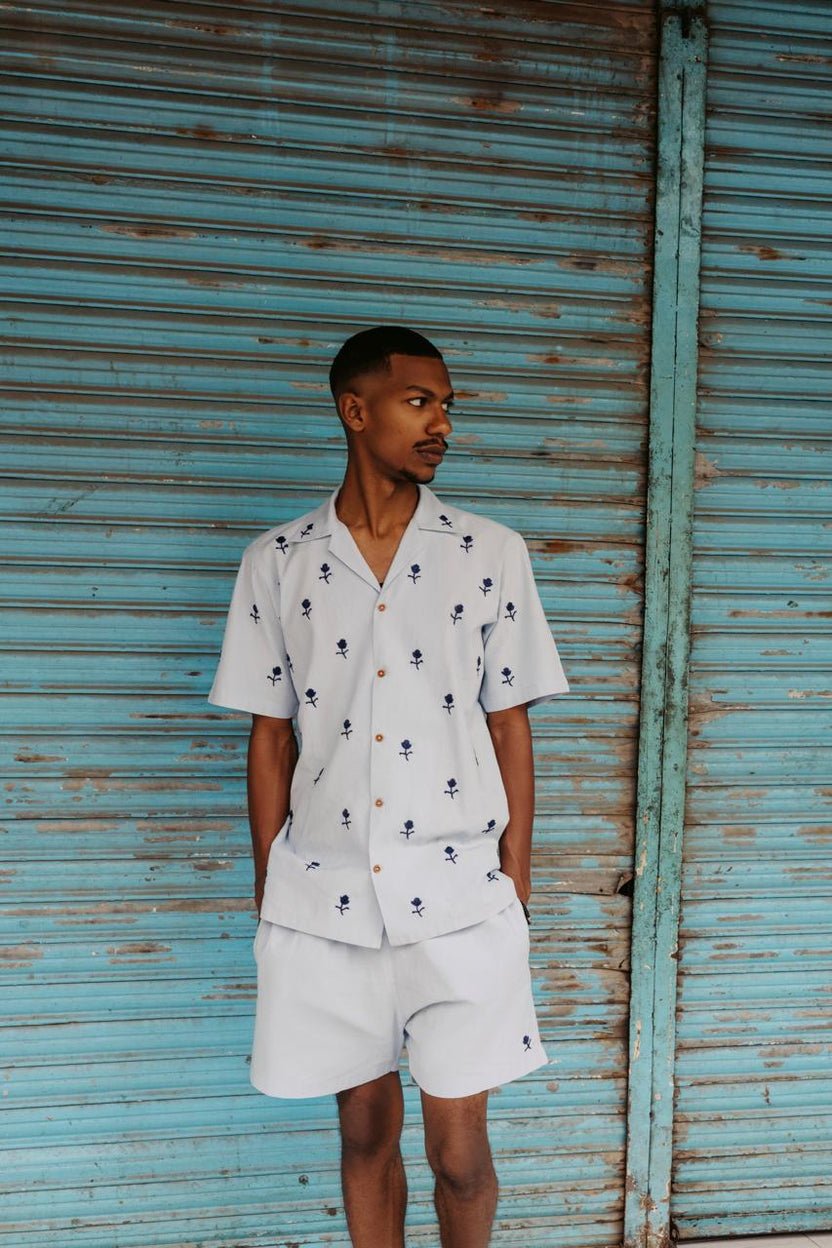 Blue Rose Shirt