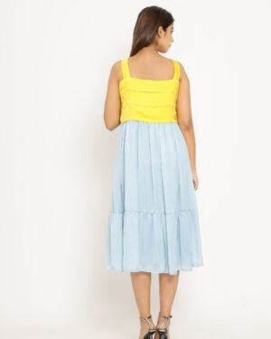 Yellow Icebluemididress 8