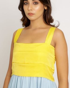 Yellow Icebluemididress 9