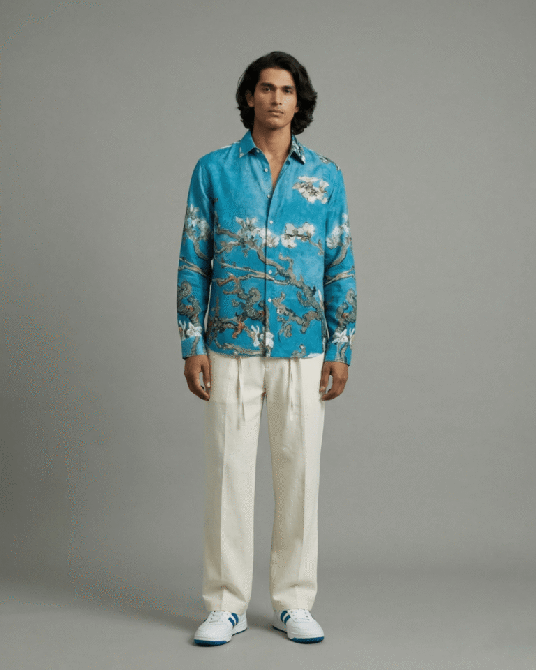 Almond Blossom Shirt Men