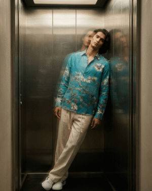 Almond Blossom Mens Aqua Colored Shirts For Gifting 6995156