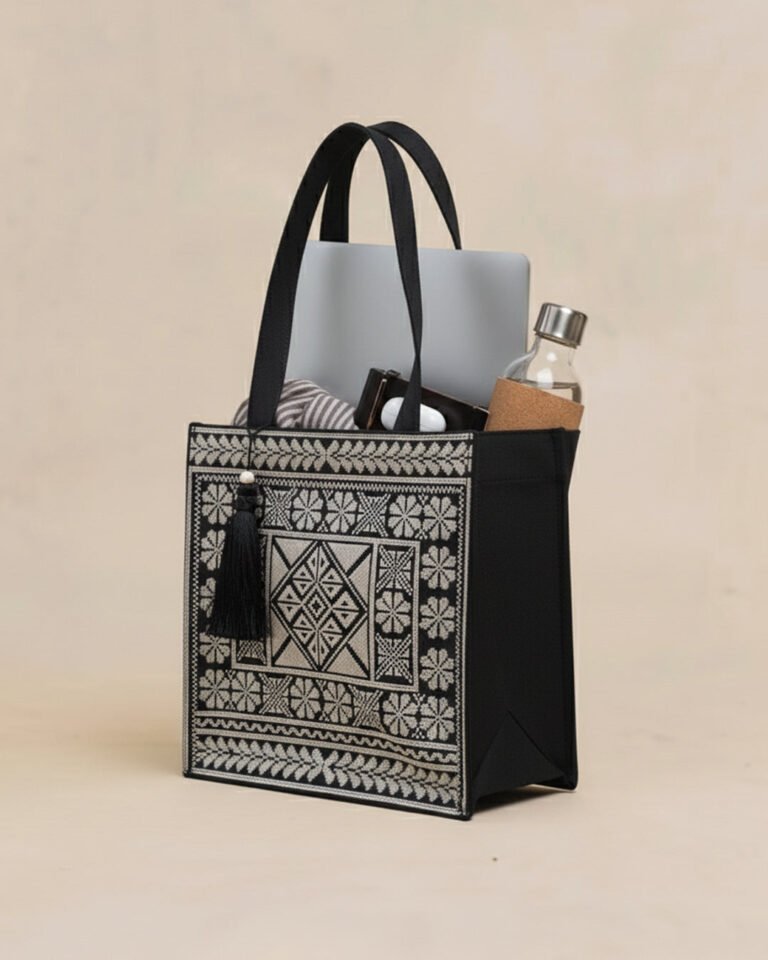 Monochrome Work-to-Weekend Tote