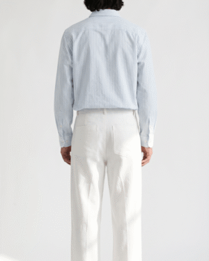 Bow Shirt Men Retro Bow Shirt Men Blue 4321996