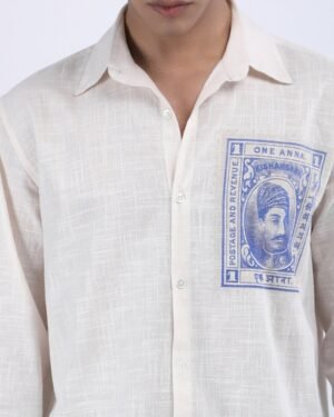 Kishangarh Luxury Designer Shirt Soft Cotton Or Pure Linen Partywear Shirt For Men 6963562