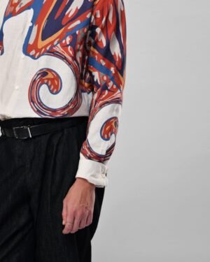 Reimagined Curves Luxury Designer Shirt Soft Cotton Or Pure Linen Partywear Shirt For Men 4041388