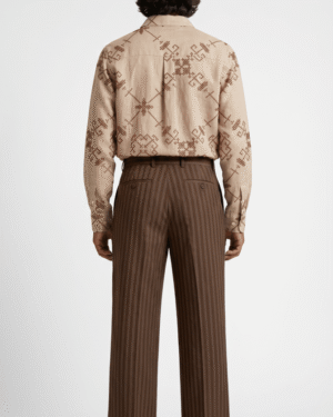 Retro Bow Shirt Men 9212143