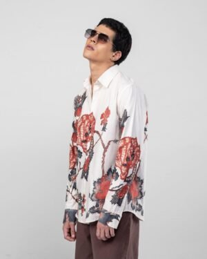 Roseplant Holiday Shirts Men White Available In Cotton And Linen 3033598