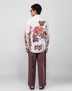 Roseplant Holiday Shirts Men White Available In Cotton And Linen 3391701