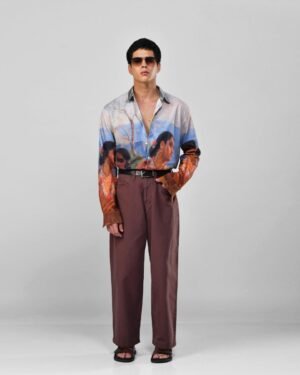 Shakuntala By Raja Ravi Varma Luxury Designer Shirt Soft Cotton Or Pure Linen Partywear Shirt For Men 7088246 1
