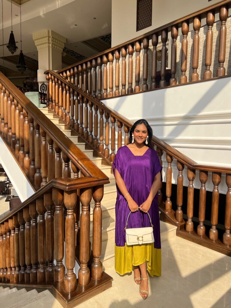 Purple-Yellow Dress
