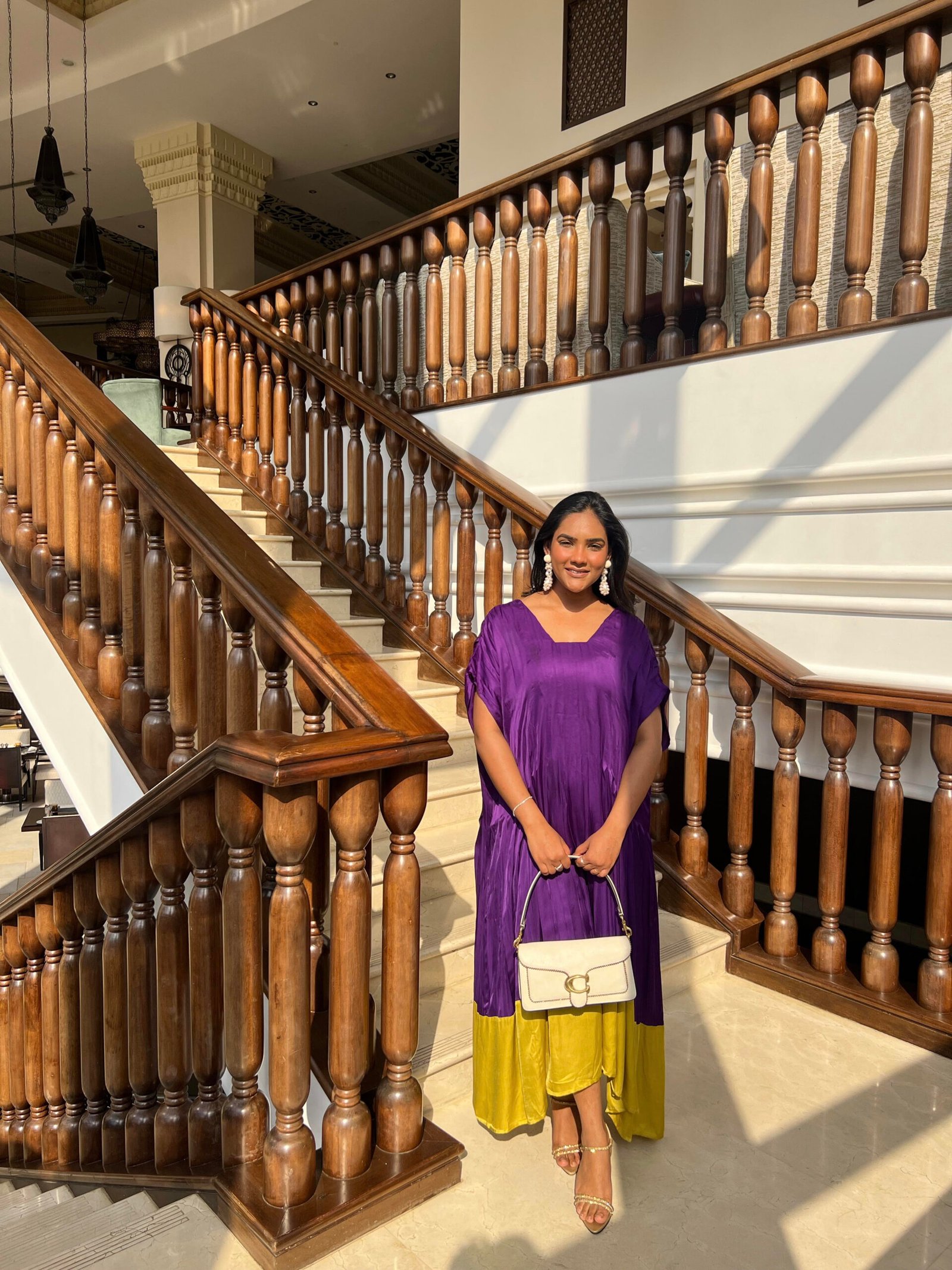 Purple-Yellow Dress