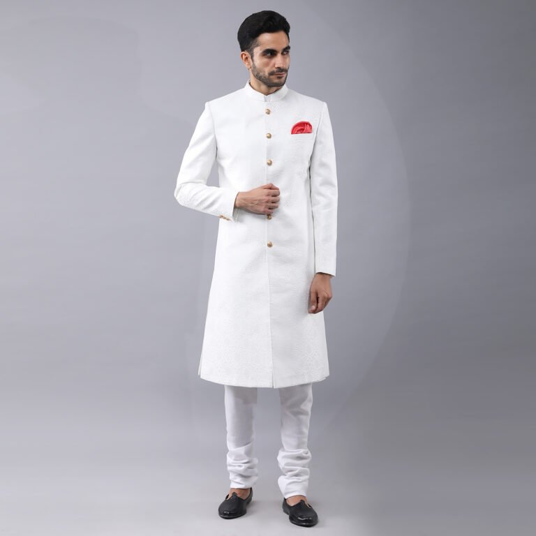 Banrasi Brocade Sherwani with Kurta