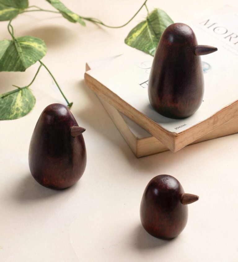 Wooden Bird Decor