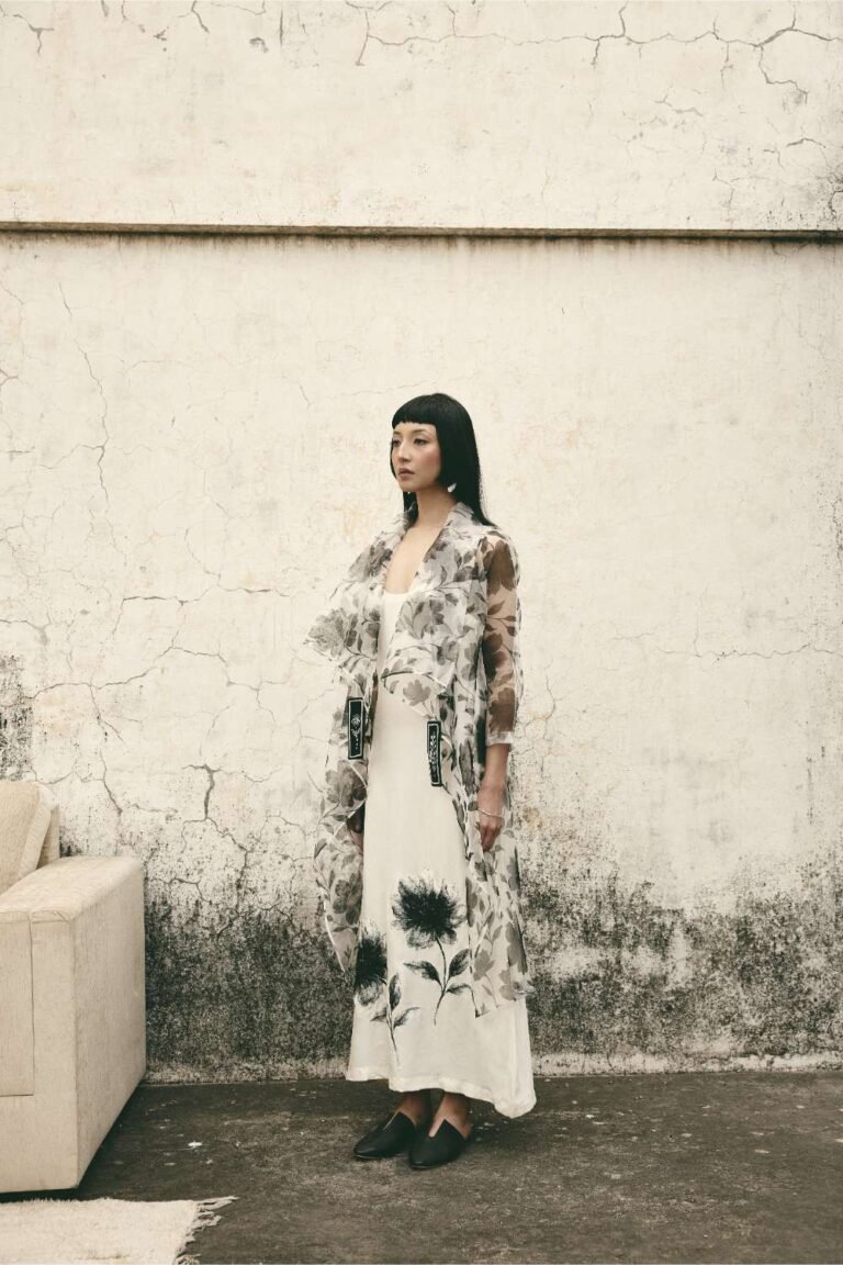 Floral Organza Cape
