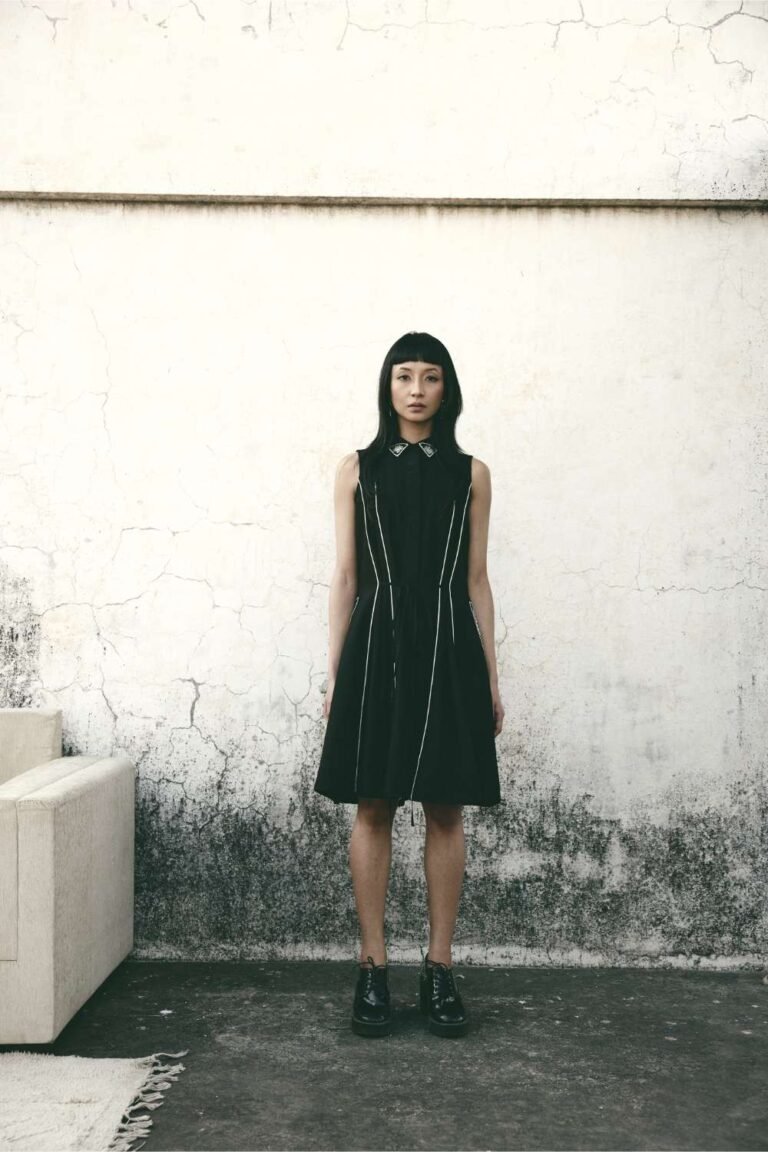 Black Trench Dress