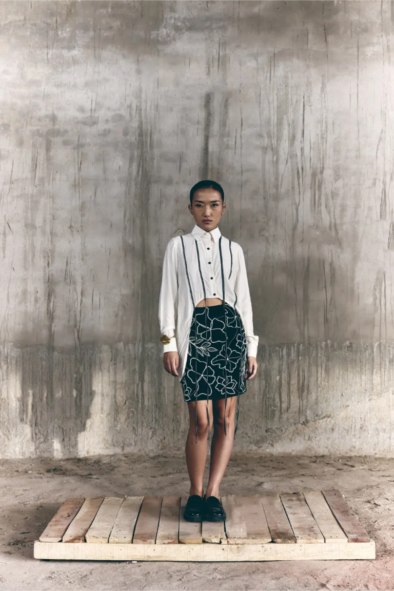 Interval Shirt & Veil Skirt