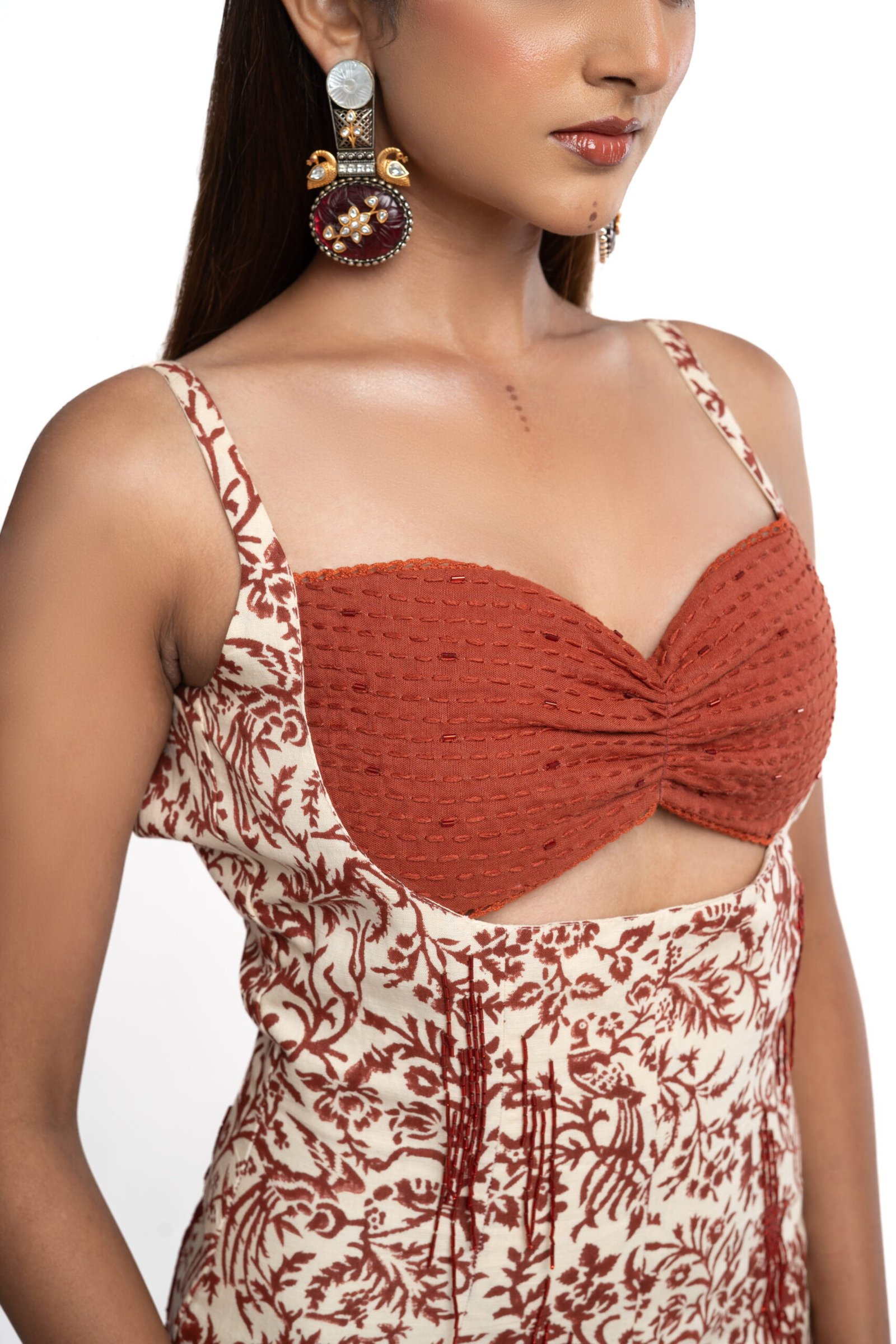 Veira Rust Dress