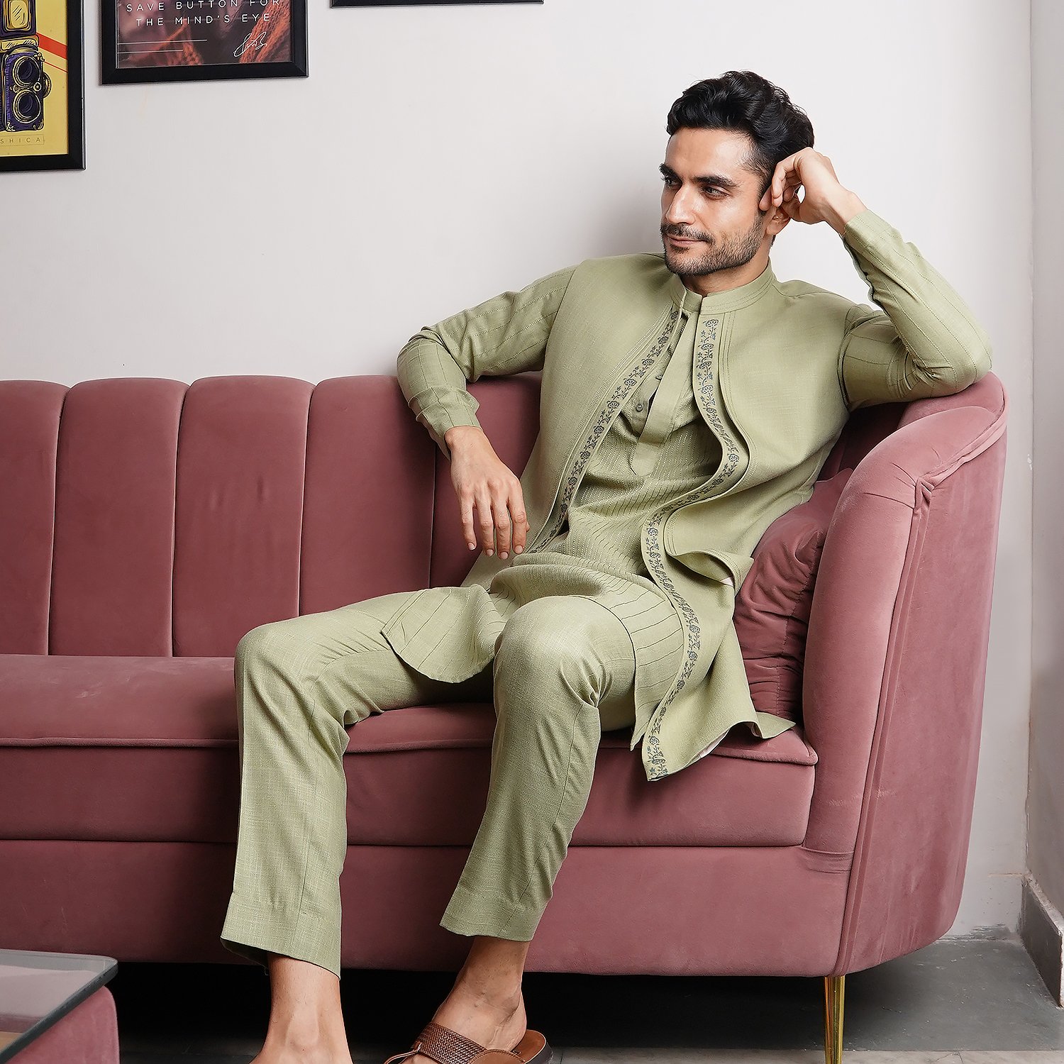 Printed Bundi JPanelled acket