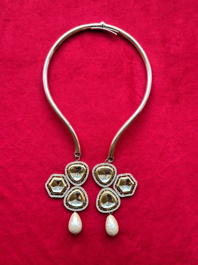 Polki Celestial Collar Necklace