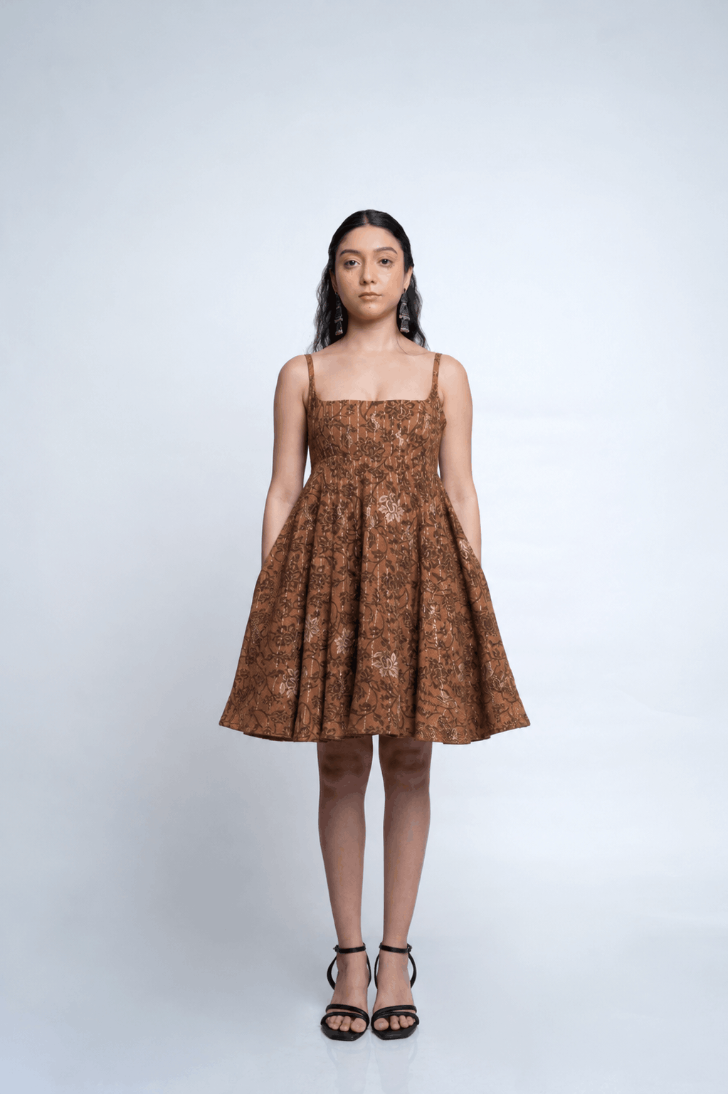 Navya Brown Dress