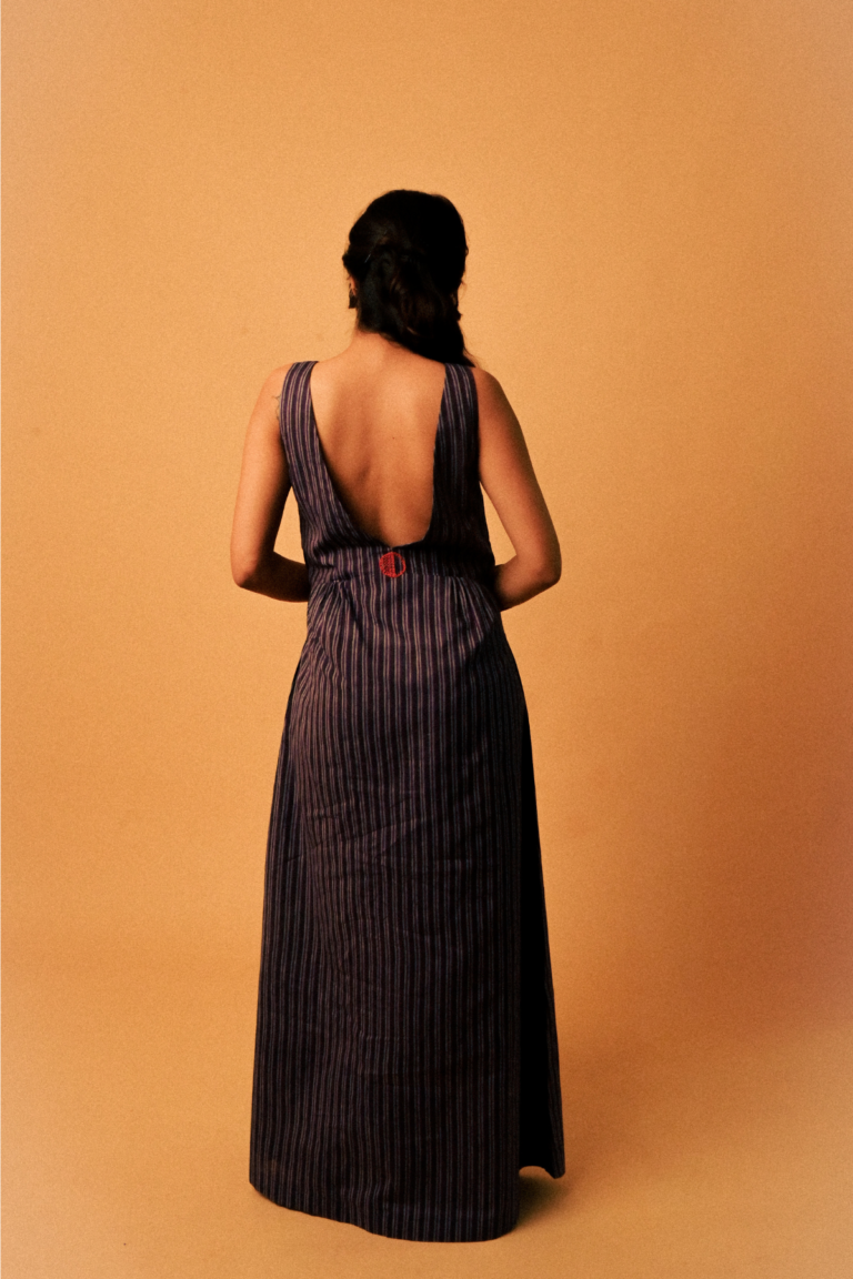 Oracle Purple Khadi Dress