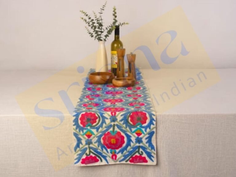 Suzani Embroidered Runner