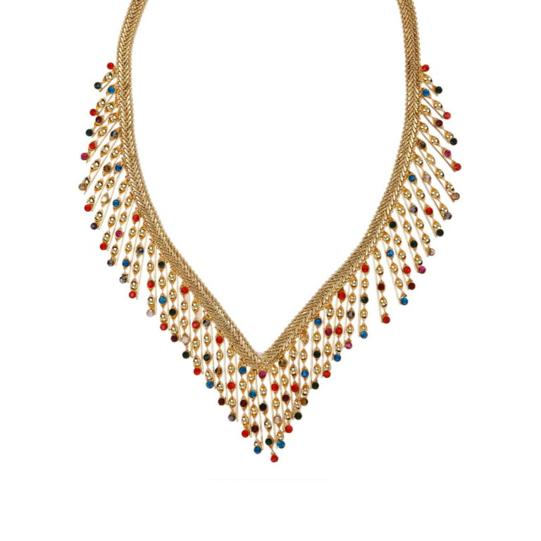 Valliyan Twisted Candy Long Necklac