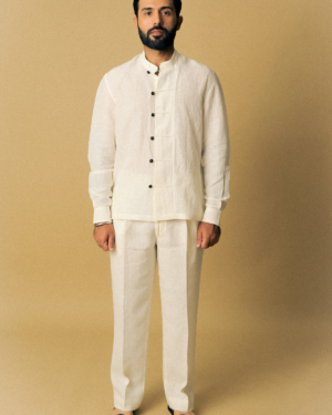 acid moons cigar shirt white front