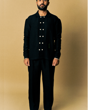 acid moons eclipse shirt black front