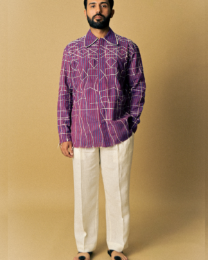 acid moons meditation jacket embroidery front
