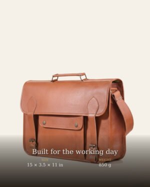 laptop bag pocket strap 2 button pradeep natural 04