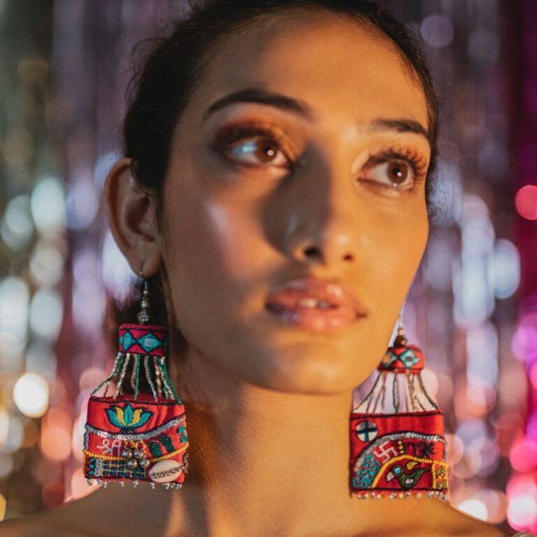 Rooh Afza Potli Earrings