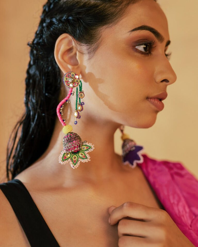 Haaiissh Floral Earrings
