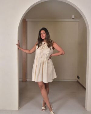 AmaraPinTuckShortDress5