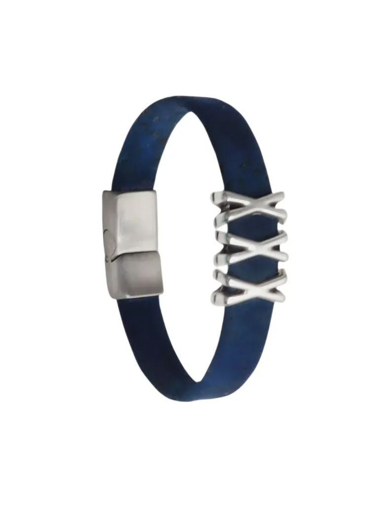 Arctic Cross Silver Bracelet