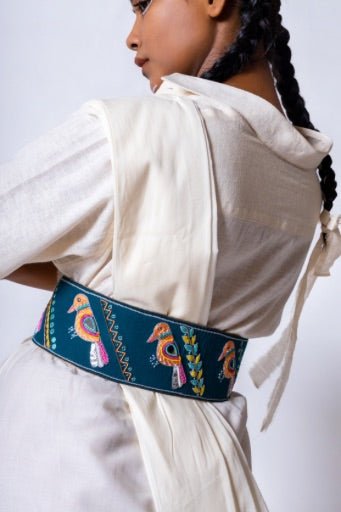 Crossword Leather Belt